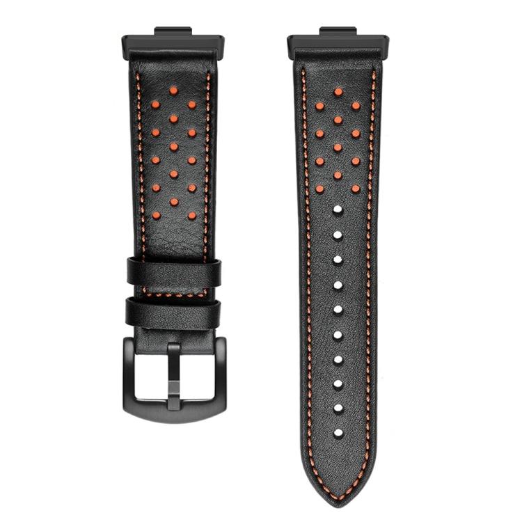 Cinturino per orologio in pelle con fori a forma di fiore di prugno, For Huawei Watch Fit4 / Fit4 Pro / Fit3, For Huawei Watch Fit 2, For Huawei Watch Fit