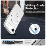 Custodia per telefono ibrida in PC e TPU Candy Fine Circle Magsafe, For iPhone Air, For iPhone 16 Pro Max, For iPhone 16 Pro