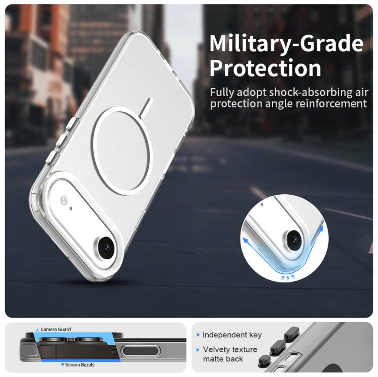 Custodia per telefono ibrida in PC e TPU Candy Fine Circle Magsafe, For iPhone Air, For iPhone 16 Pro Max, For iPhone 16 Pro
