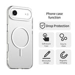 Custodia per telefono ibrida in PC e TPU Candy Fine Circle Magsafe, For iPhone Air, For iPhone 16 Pro Max, For iPhone 16 Pro