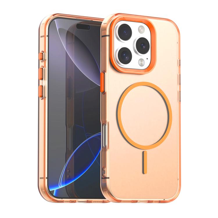Custodia per telefono ibrida in PC e TPU Candy Fine Circle Magsafe, For iPhone Air, For iPhone 16 Pro Max, For iPhone 16 Pro