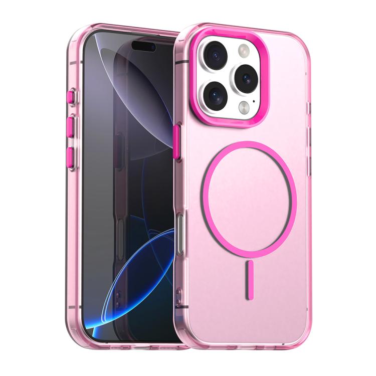 Custodia per telefono ibrida in PC e TPU Candy Fine Circle Magsafe, For iPhone Air, For iPhone 16 Pro Max, For iPhone 16 Pro