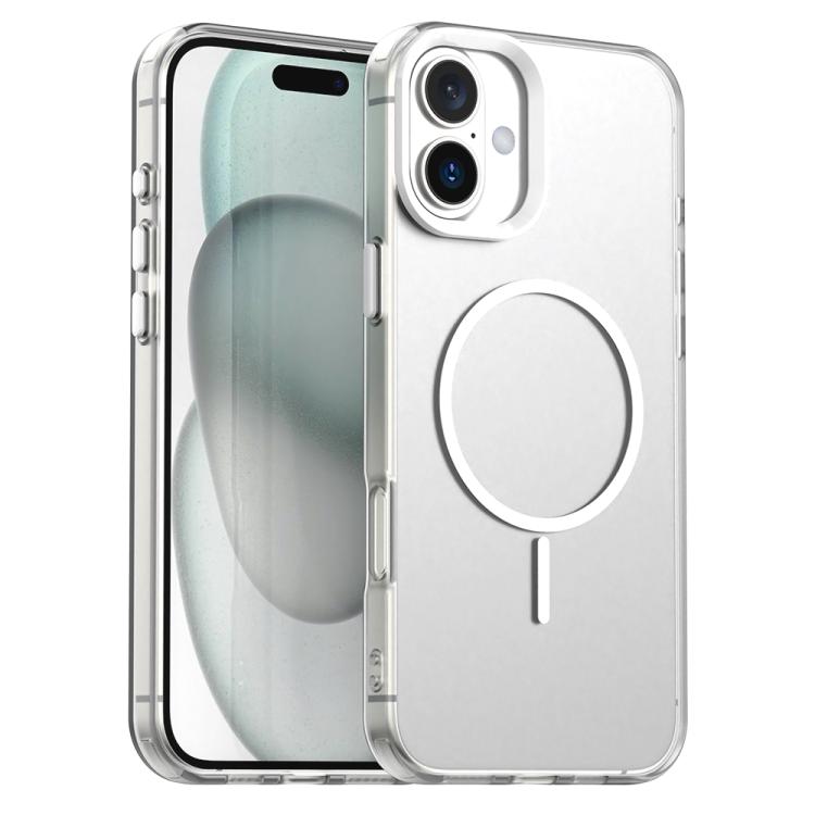 Custodia per telefono ibrida in PC e TPU Candy Fine Circle Magsafe, For iPhone 16 Plus, For iPhone 16, For iPhone 15 Pro Max