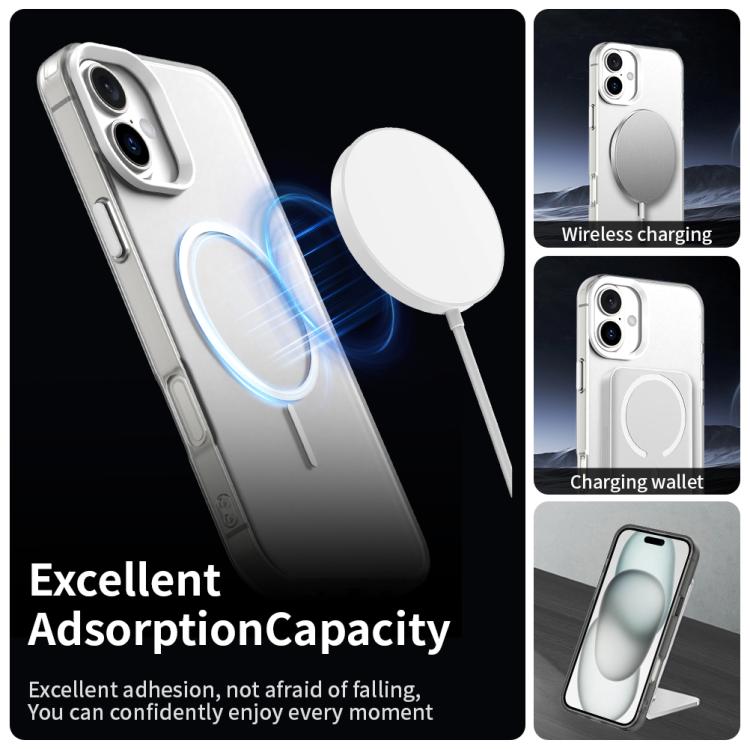 Custodia per telefono ibrida in PC e TPU Candy Fine Circle Magsafe, For iPhone 16 Plus, For iPhone 16, For iPhone 15 Pro Max