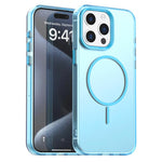 Custodia per telefono ibrida in PC e TPU Candy Fine Circle Magsafe, For iPhone 16 Plus, For iPhone 16, For iPhone 15 Pro Max