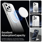 Custodia per telefono ibrida in PC e TPU Candy Fine Circle Magsafe, For iPhone 15 Pro, For iPhone 15 Plus, For iPhone 15