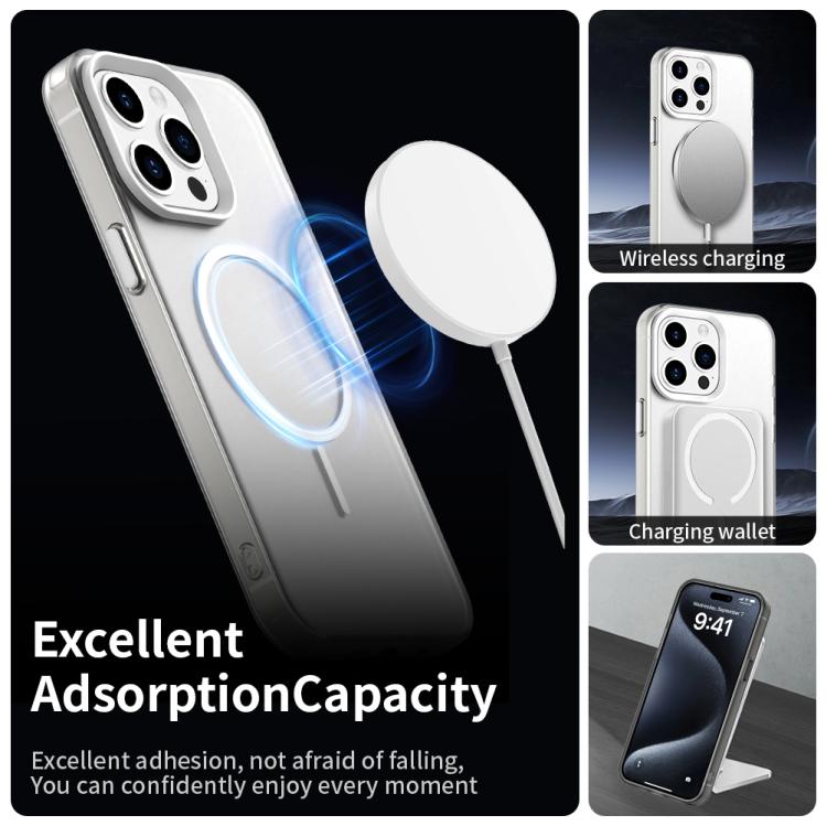 Custodia per telefono ibrida in PC e TPU Candy Fine Circle Magsafe, For iPhone 15 Pro, For iPhone 15 Plus, For iPhone 15