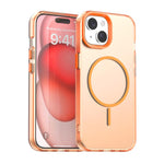 Custodia per telefono ibrida in PC e TPU Candy Fine Circle Magsafe, For iPhone 15 Pro, For iPhone 15 Plus, For iPhone 15