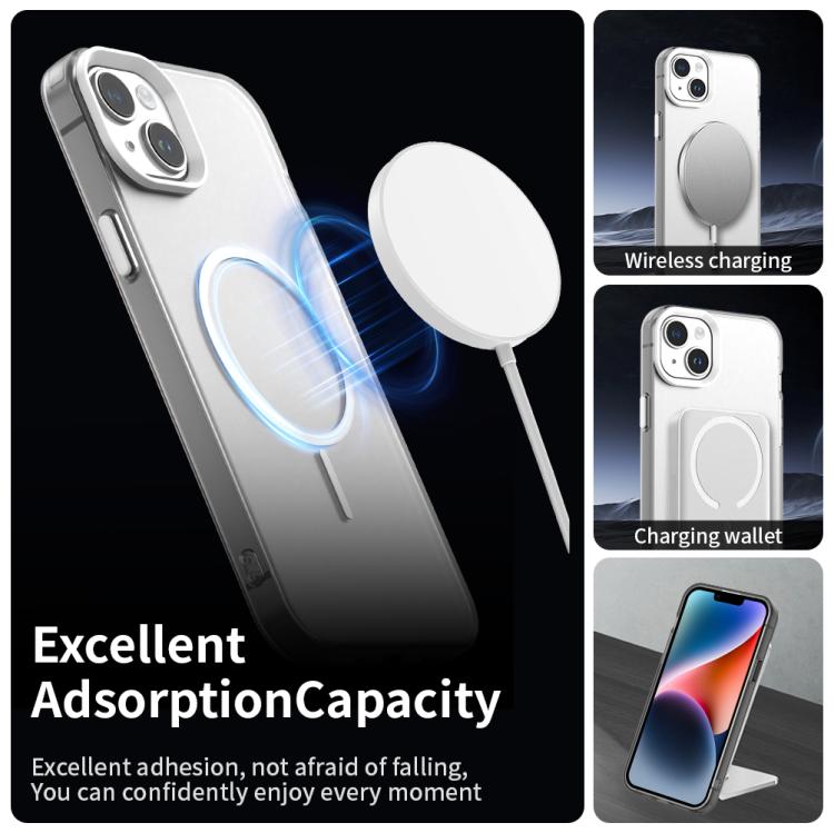 Custodia per telefono ibrida in PC e TPU Candy Fine Circle Magsafe, For iPhone 14 Plus, For iPhone 13, For iPhone 12