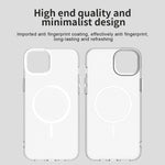 Custodia per telefono ibrida in PC e TPU Candy Fine Circle Magsafe, For iPhone 14 Plus, For iPhone 13, For iPhone 12