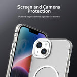 Custodia per telefono ibrida in PC e TPU Candy Fine Circle Magsafe, For iPhone 14 Plus, For iPhone 13, For iPhone 12