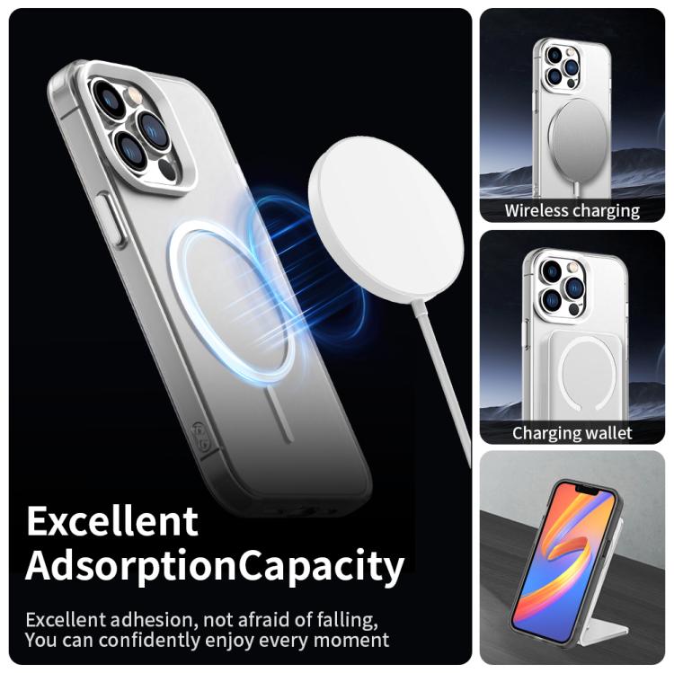 Custodia per telefono ibrida in PC e TPU Candy Fine Circle Magsafe, For iPhone 12 Pro Max, For iPhone 12 Pro