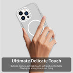 Custodia per telefono ibrida in PC e TPU Candy Fine Circle Magsafe, For iPhone 12 Pro Max, For iPhone 12 Pro