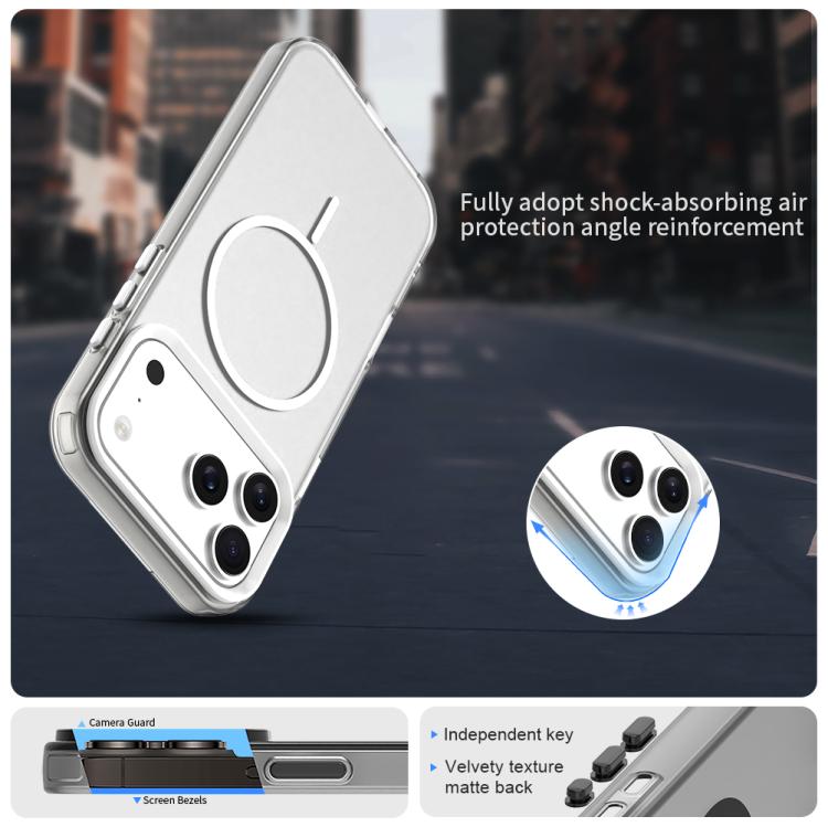 Custodia per telefono ibrida in PC e TPU Candy Fine Circle Magsafe, For iPhone 18 Pro, For iPhone 18 Pro Max, For iPhone 17 Pro Max