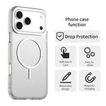 Custodia per telefono ibrida in PC e TPU Candy Fine Circle Magsafe, For iPhone 18 Pro, For iPhone 18 Pro Max, For iPhone 17 Pro Max