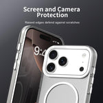 Custodia per telefono ibrida in PC e TPU Candy Fine Circle Magsafe, For iPhone 18 Pro, For iPhone 18 Pro Max, For iPhone 17 Pro Max