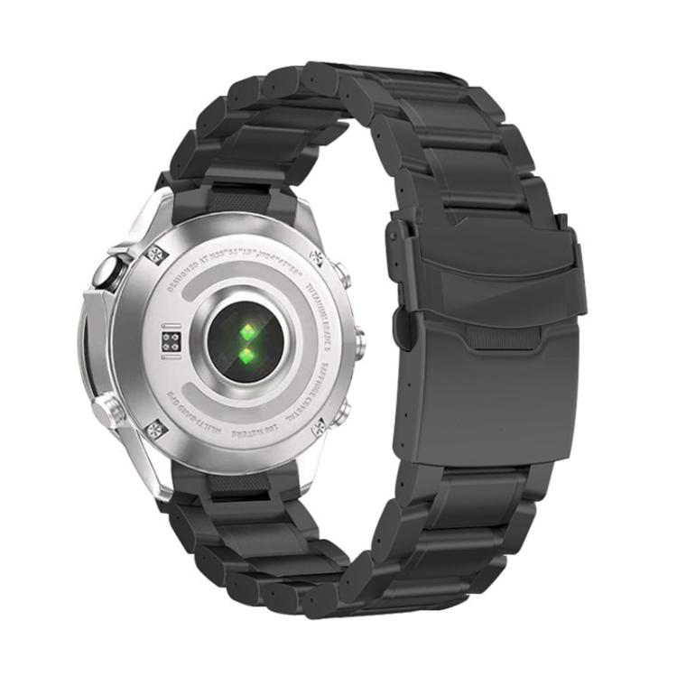 Cinturino per orologio con fibbia di sicurezza curva in lega di titanio a sgancio rapido, For Garmin 22mm
