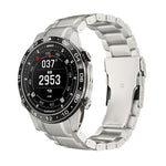 Cinturino per orologio con fibbia di sicurezza curva in lega di titanio a sgancio rapido, For Garmin 22mm