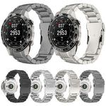 Cinturino per orologio con fibbia di sicurezza curva in lega di titanio a sgancio rapido, For Garmin 22mm