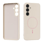 Custodia per telefono ABEEL in silicone liquido con tecnologia Skin-friendly Magsafe, For Samsung Galaxy S24 FE 5G, For Samsung Galaxy S24 Ultra 5G, For Samsung Galaxy S24+ 5G, For Samsung Galaxy S24 5G