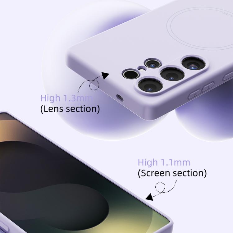 Custodia per telefono ABEEL in silicone liquido con tecnologia Skin-friendly Magsafe, For Samsung Galaxy S24 FE 5G, For Samsung Galaxy S24 Ultra 5G, For Samsung Galaxy S24+ 5G, For Samsung Galaxy S24 5G
