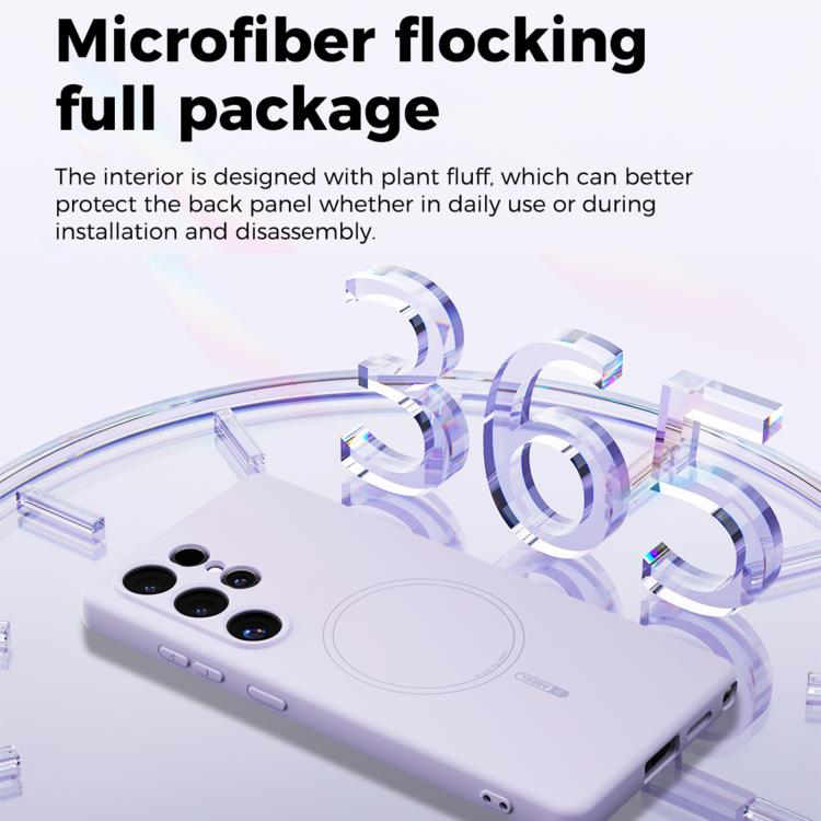 Custodia per telefono ABEEL in silicone liquido con tecnologia Skin-friendly Magsafe, For Samsung Galaxy S24 FE 5G, For Samsung Galaxy S24 Ultra 5G, For Samsung Galaxy S24+ 5G, For Samsung Galaxy S24 5G
