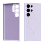 Custodia per telefono ABEEL in silicone liquido con tecnologia Skin-friendly Magsafe, For Samsung Galaxy S24 FE 5G, For Samsung Galaxy S24 Ultra 5G, For Samsung Galaxy S24+ 5G, For Samsung Galaxy S24 5G