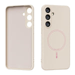 Custodia per telefono ABEEL in silicone liquido con tecnologia Skin-friendly Magsafe, For Samsung Galaxy S25 Edge 5G, For Samsung Galaxy S25 5G, For Samsung Galaxy S25+ 5G, For Samsung Galaxy S25 Ultra 5G