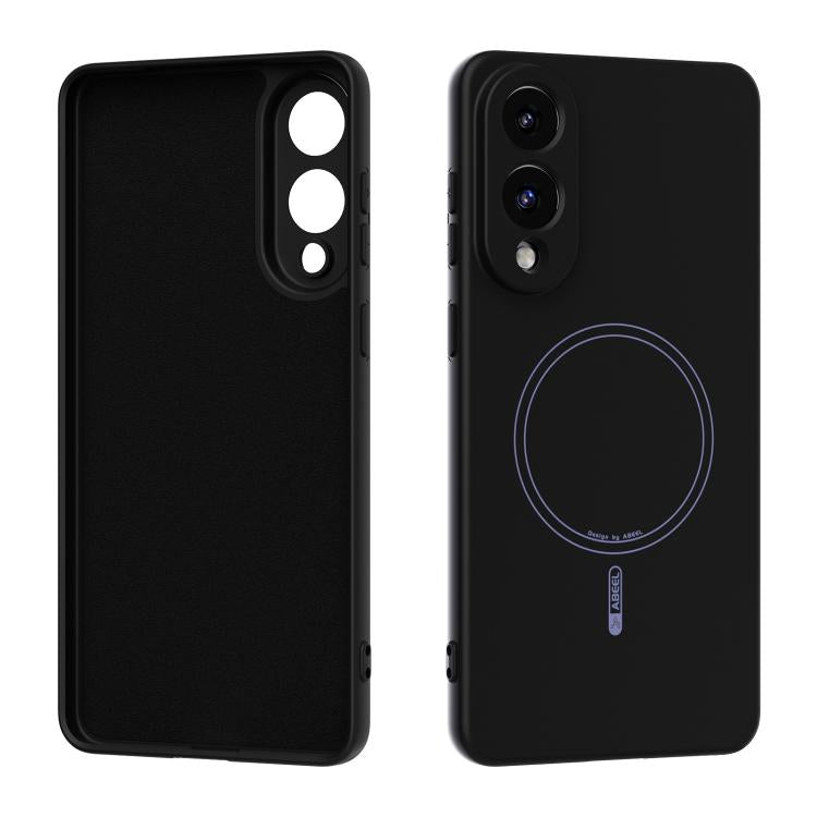 Custodia per telefono ABEEL in silicone liquido con tecnologia Skin-friendly Magsafe, For Samsung Galaxy S25 Edge 5G, For Samsung Galaxy S25 5G, For Samsung Galaxy S25+ 5G, For Samsung Galaxy S25 Ultra 5G
