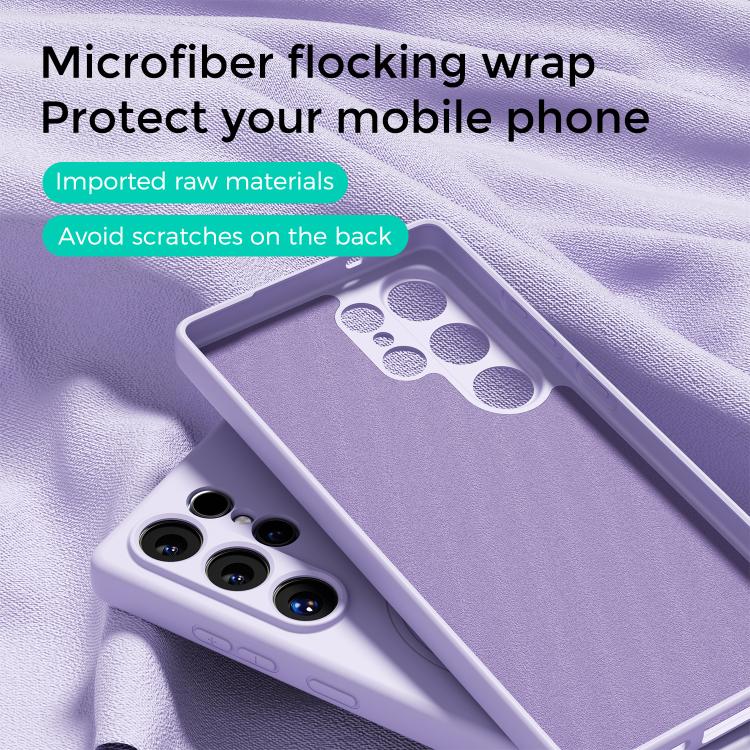 Custodia per telefono ABEEL in silicone liquido con tecnologia Skin-friendly Magsafe, For Samsung Galaxy S25 Edge 5G, For Samsung Galaxy S25 5G, For Samsung Galaxy S25+ 5G, For Samsung Galaxy S25 Ultra 5G