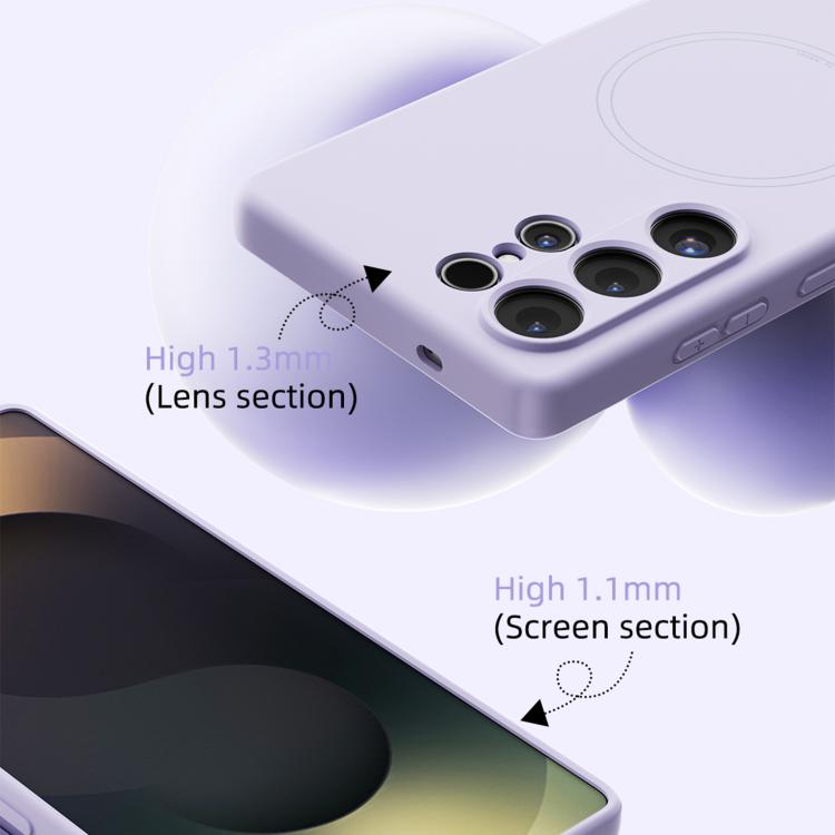 Custodia per telefono ABEEL in silicone liquido con tecnologia Skin-friendly Magsafe, For Samsung Galaxy S25 Edge 5G, For Samsung Galaxy S25 5G, For Samsung Galaxy S25+ 5G, For Samsung Galaxy S25 Ultra 5G