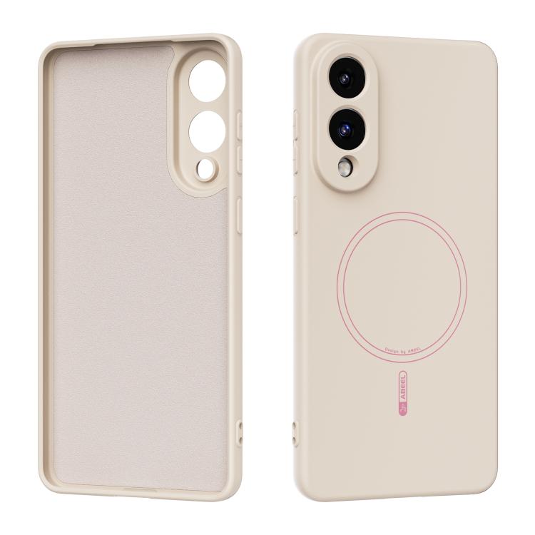 Custodia per telefono ABEEL in silicone liquido con tecnologia Skin-friendly Magsafe, For Samsung Galaxy S25 Edge 5G, For Samsung Galaxy S25 5G, For Samsung Galaxy S25+ 5G, For Samsung Galaxy S25 Ultra 5G