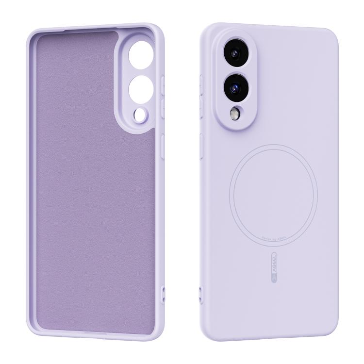 Custodia per telefono ABEEL in silicone liquido con tecnologia Skin-friendly Magsafe, For Samsung Galaxy S25 Edge 5G, For Samsung Galaxy S25 5G, For Samsung Galaxy S25+ 5G, For Samsung Galaxy S25 Ultra 5G