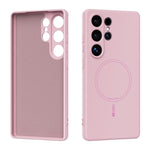 Custodia per telefono ABEEL in silicone liquido con tecnologia Skin-friendly Magsafe, For Samsung Galaxy S25 Edge 5G, For Samsung Galaxy S25 5G, For Samsung Galaxy S25+ 5G, For Samsung Galaxy S25 Ultra 5G