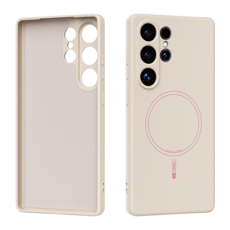 Custodia per telefono ABEEL in silicone liquido con tecnologia Skin-friendly Magsafe, For Samsung Galaxy S25 Edge 5G, For Samsung Galaxy S25 5G, For Samsung Galaxy S25+ 5G, For Samsung Galaxy S25 Ultra 5G