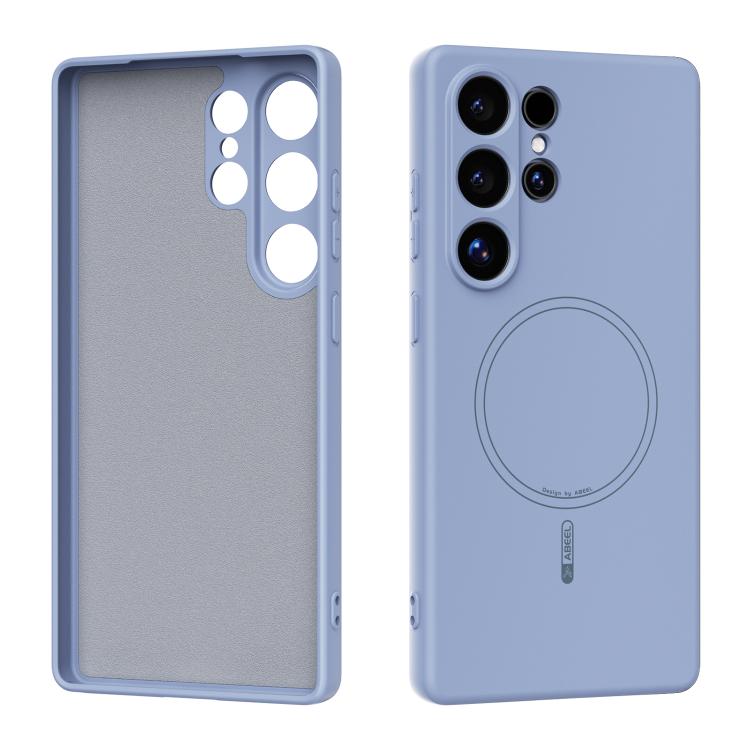 Custodia per telefono ABEEL in silicone liquido con tecnologia Skin-friendly Magsafe, For Samsung Galaxy S25 Edge 5G, For Samsung Galaxy S25 5G, For Samsung Galaxy S25+ 5G, For Samsung Galaxy S25 Ultra 5G