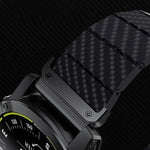 Cinturino per orologio in fibra di carbonio con chiusura magnetica., For Garmin 26mm, For Garmin 22mm