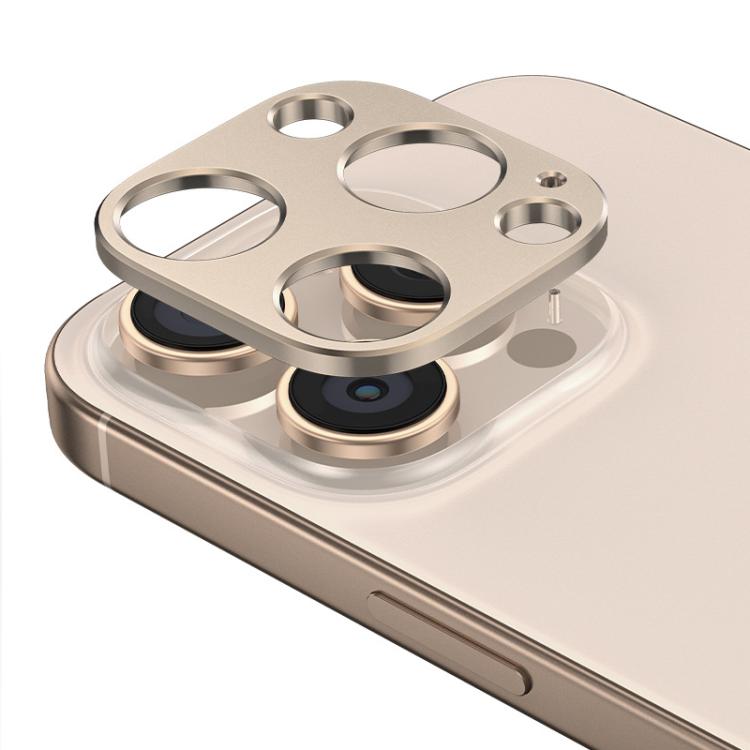 XDcase - Protezione per obiettivo fotografico cava in lega di titanio, For iPhone 16 Pro / 16 Pro Max