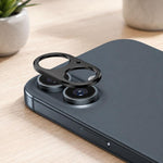XDcase - Protezione per obiettivo fotografico cava in lega di titanio, For iPhone 16 / 16 Plus