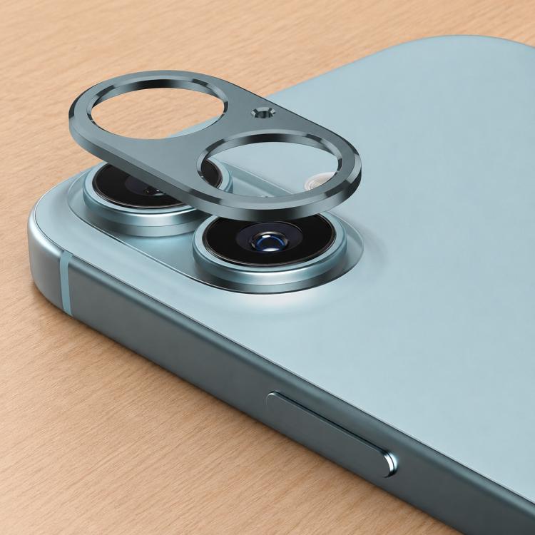 XDcase - Protezione per obiettivo fotografico cava in lega di titanio, For iPhone 16 / 16 Plus
