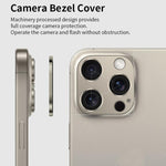 XDcase - Protezione per obiettivo fotografico cava in lega di titanio, For iPhone 13 Pro / 13 Pro Max