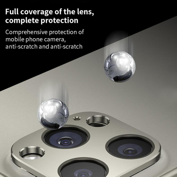 XDcase - Protezione per obiettivo fotografico cava in lega di titanio, For iPhone 13 Pro / 13 Pro Max