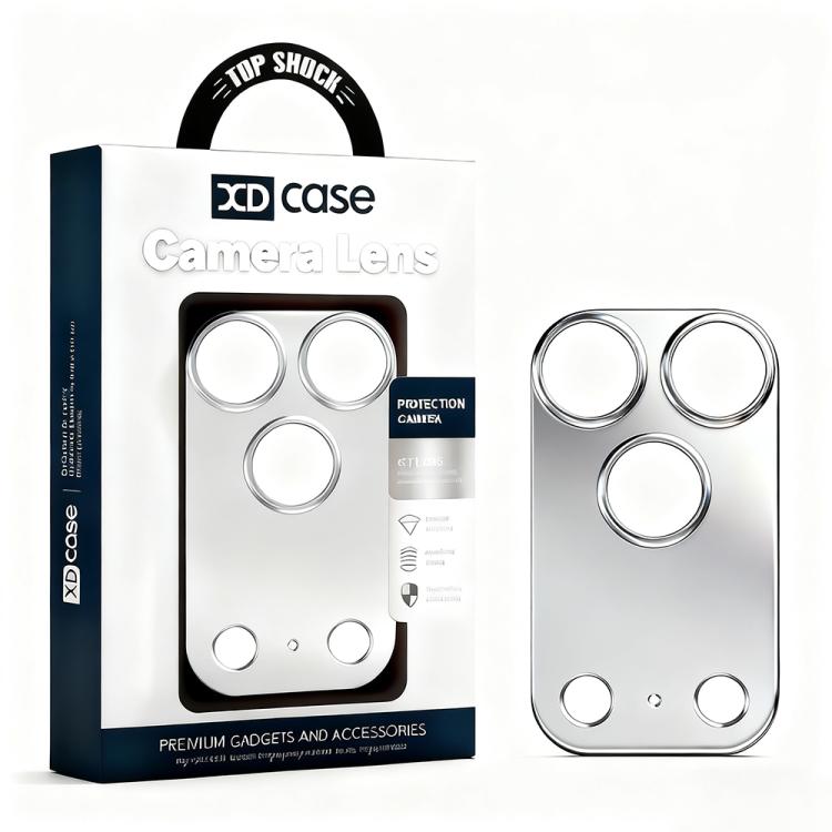 XDcase - Protezione per obiettivo fotografico cava in lega di titanio, For iPhone 17 Pro Max, For iPhone 17 Pro