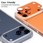 XDcase - Protezione per obiettivo fotografico cava in lega di titanio, For iPhone 17 Pro Max, For iPhone 17 Pro