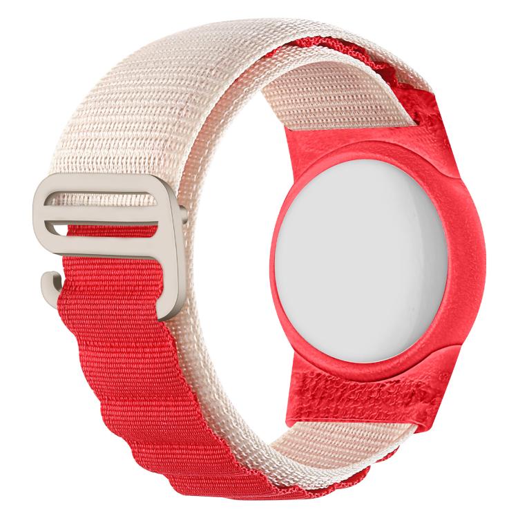 Custodia protettiva anti-smarrimento per localizzatore xDfind con fibbia argentata e cinturino in nylon., For AirTag 2nd Gen / AirTag 1st Gen