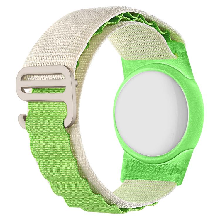 Custodia protettiva anti-smarrimento per localizzatore xDfind con fibbia argentata e cinturino in nylon., For AirTag 2nd Gen / AirTag 1st Gen