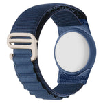 Custodia protettiva anti-smarrimento per localizzatore xDfind con fibbia argentata e cinturino in nylon., For AirTag 2nd Gen / AirTag 1st Gen