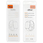 Custodia protettiva anti-smarrimento per localizzatore xDfind con fibbia argentata e cinturino in nylon., For AirTag 2nd Gen / AirTag 1st Gen