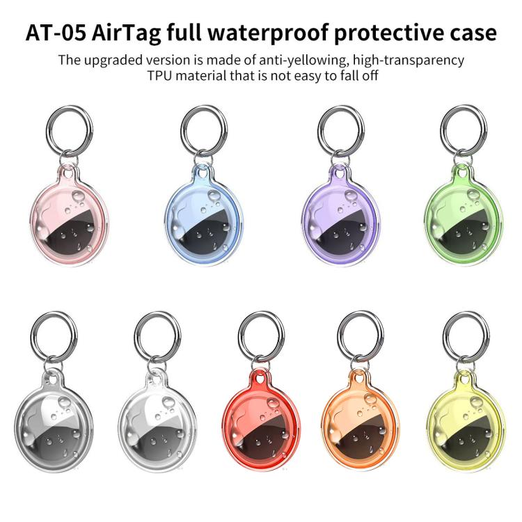 Custodia protettiva in TPU impermeabile a copertura totale xDfind, For AirTag 2nd Gen / AirTag 1st Gen