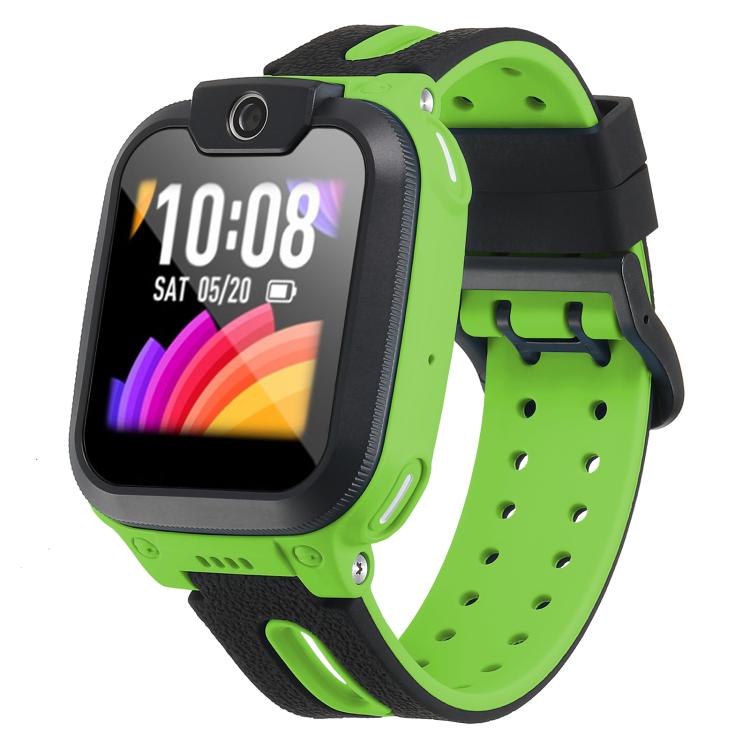 Cinturino per orologio in silicone bicolore con fibbia nera., For Imoo Watch Phone Q1A / D2